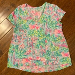 Lilly Pulitzer Etta Top in On Parade